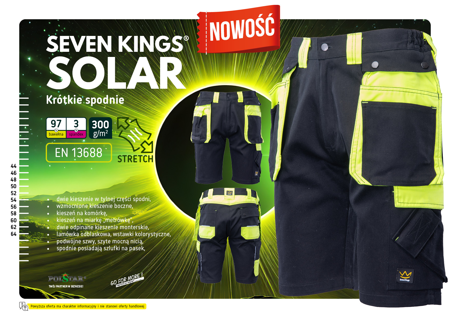 Nowość! Krótkie spodnie 7K Solar